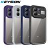 KEYSION Прозрачный чехол для телефона для Infinix Note 60 Pro 5G Мягкий силикон+ПК Прозрачная противоударная крышка для телефона для Infinix Note 60 5G