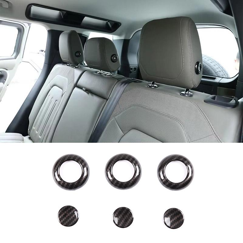 ABS Carbon Fiber For Land Rover Defender 110 2020-2024 Car Interior Modification Protection Cover Decorative Patch Accessories