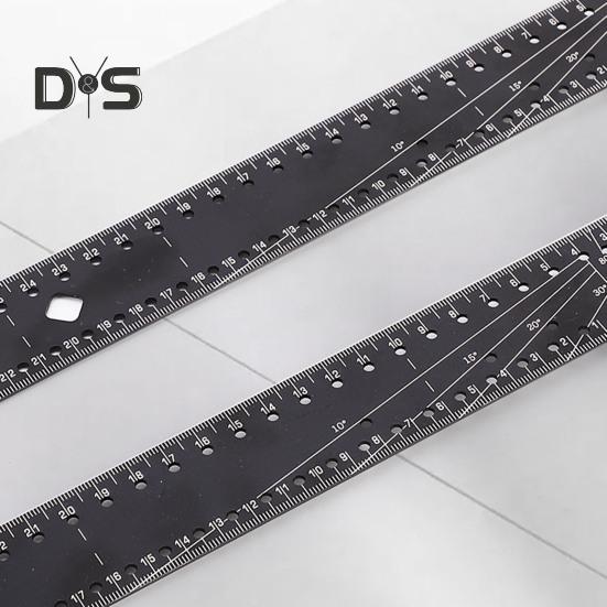 Угловая линейка для деревообработки Высокоточная конструкция с защитой от падения Широкое применение Многофункциональная угловая прецизионная угольниковая линейка для деревообработки