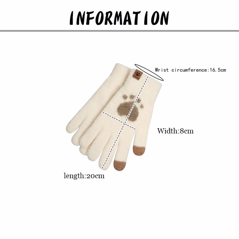 Кошачья лапка плюс бархатные эластичные перчатки для любви женские перчатки шерстяные варежки перчатки для вождения