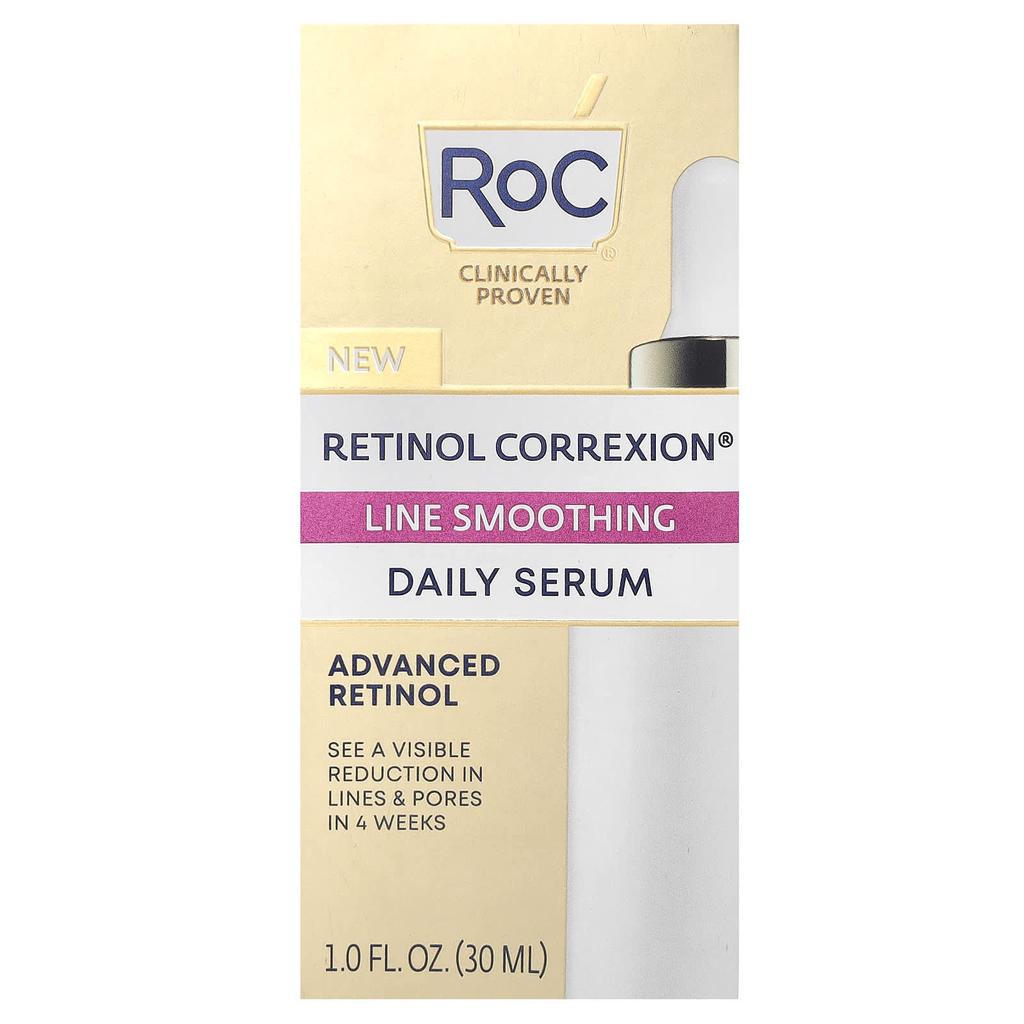Roc Ежедневная сыворотка для разглаживания морщин Retinol Correxion, 1 жидкая унция (30 мл)