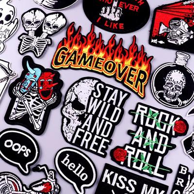 Вышитые нашивки для одежды, железные нашивки на одежде, вышивка, наклейка на одежду, термоклеевые нашивки