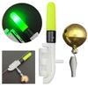 1 Set Fish Bite Alarms Light Luminous Stick Fishing Rod Light Stick with Bells Ring Color Change for Night Fishing