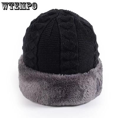 Мужские осенне-зимние однотонные плюшевые уличные велосипедные мягкие шапки, ветрозащитные, холодостойкие, теплые вязаные шапки