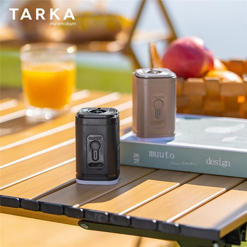 TARKA 1 шт. Насос для матраса, воздушный компрессор 2 в 1, легкий надувной насос с кемпинговым фонарем, незаменимые принадлежности для походов и путешествий
