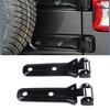 Tailgate Door Spare Tire Hinge Cover Trim Black For Jeep Wrangler JL M 2018-2019