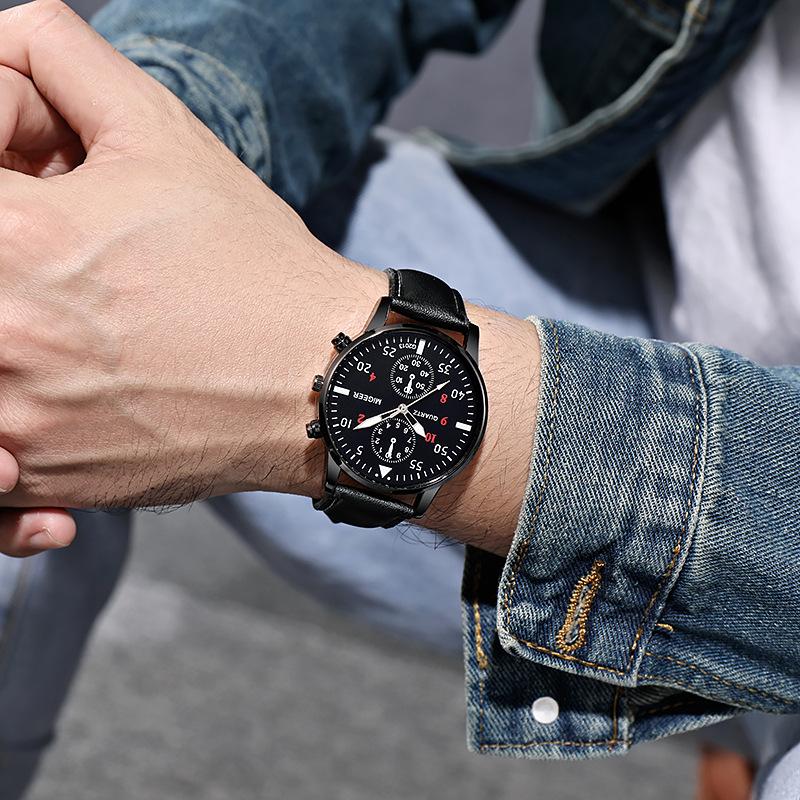 Top Brand Fashion Men Watches Luxury Man Business Quartz Wristwatch Leather Belt Casual Sports Watch Men's Clock reloj hombre