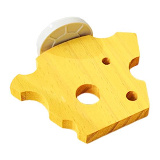 Подставка для попугаев в форме сыра, деревянная жердочка для попугаев, игрушка для жевания лап, аксессуары для клеток для птиц, волнистых попугайчиков, канареек, конур