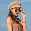 Knitted Painter Hat Breathable Octagonal Hat Hot Sale Beach Hat Lady