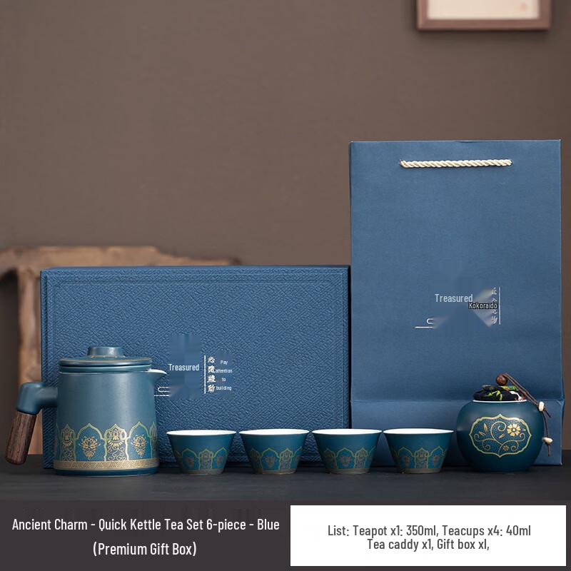 Ceramic Travel Tea Set