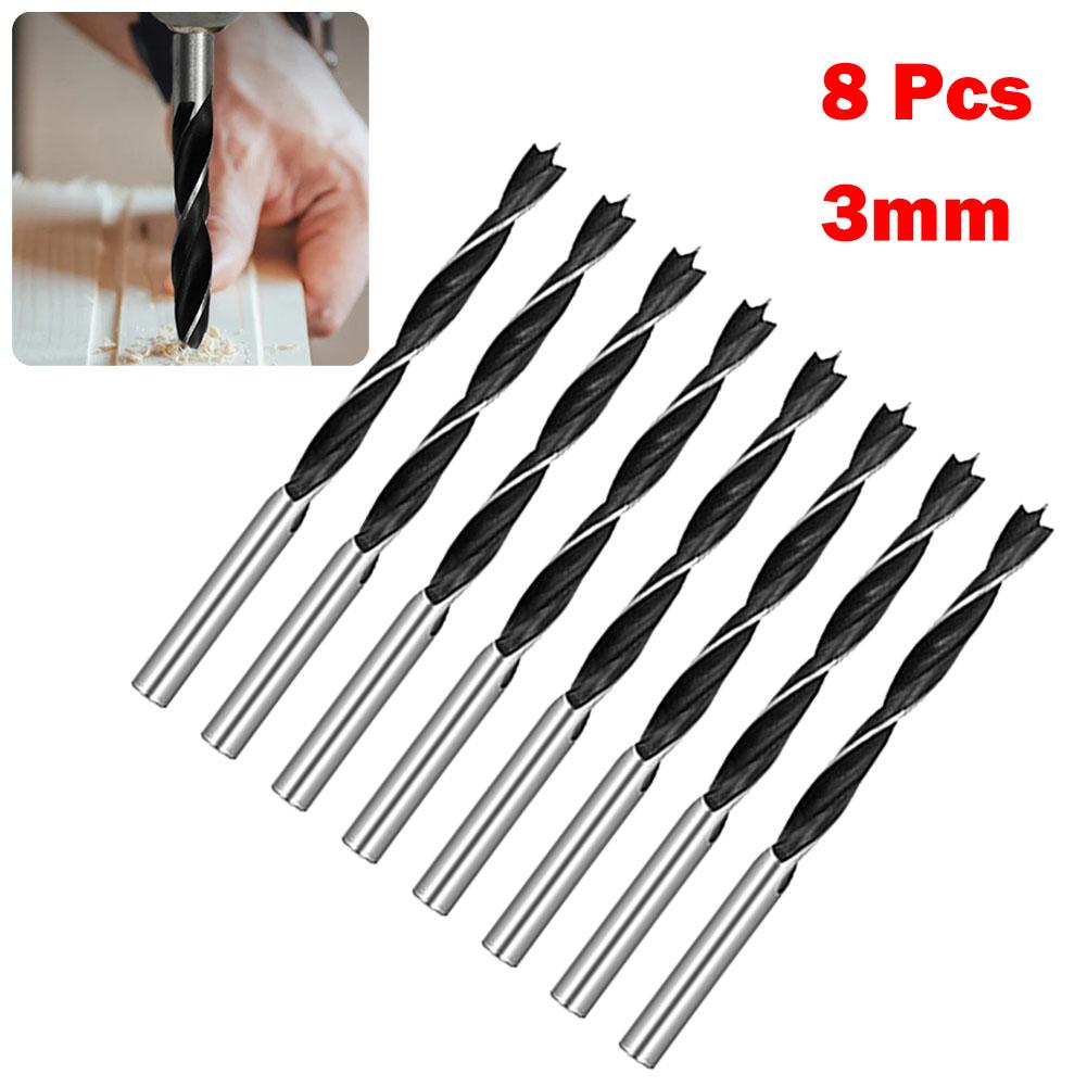 3MM Wood Drill Bits 3mmx 58mm 8Pcs/set Accessories