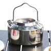 Чайник для костра 1,4 л Чайник для кипячения воды на плите Чайник из нержавеющей стали Портативный Большой емкости Походный чайник Аксессуар