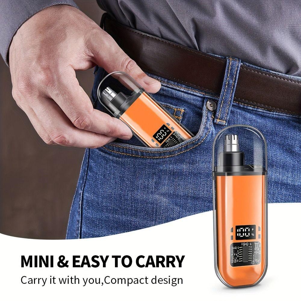 Portable Electric Nose Hair Trimmer Painless Ear Face Clean Trimmer Nose Hair Remover Unisex