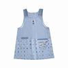 Matilda Side Button Apron 258533 Blue [Kusuguru Japan] M-L