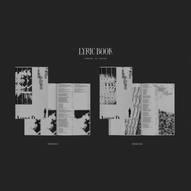 BTS Полный комплект альбома SUGA Agust D D-DAY