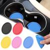 2pcs Car Silicone Coaster Universal Non-slip Cup Holder Coaster, Car Interior Accessories Auto Accessories