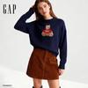 Женский жаккардовый трикотажный свитер с логотипом медведя Gap
