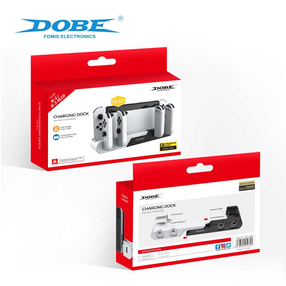 Зарядная база с переключателем OLED, джойкон, левая и правая маленькая ручка, зарядное устройство, зарядное устройство с ручкой NS, зарядное устройство
