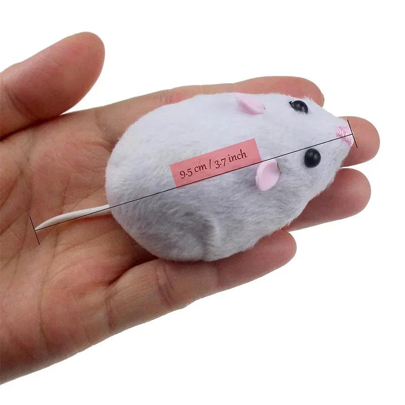 Electric Mini RC Mice Toy - IR Remote Control Simulation Rat Scary Prank Joke Trick Toy for Cat Dog & Kid As Electronic Pet Toy