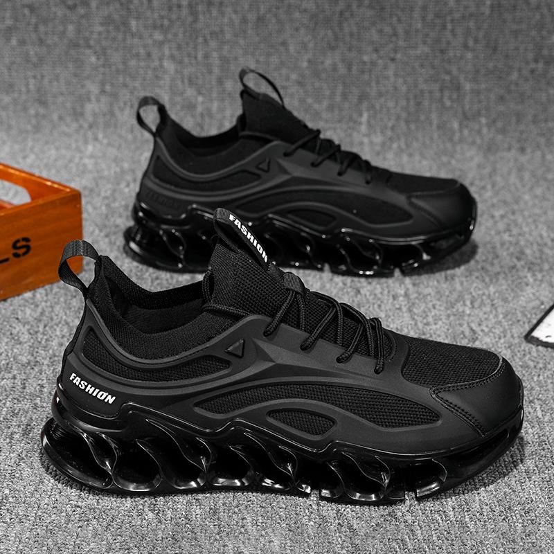 Chunky Sneaker Plus Size 45 46 Men Blade Sole Running Shoes Fashion Casual Mesh Breathable Height Increased Platform Sport Shoes