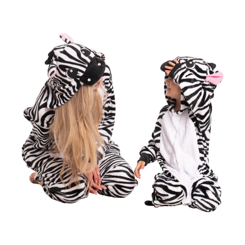 Piżama dla dzieci dziecięca kigurumi onesie kostium strój zebra 105-115 cm