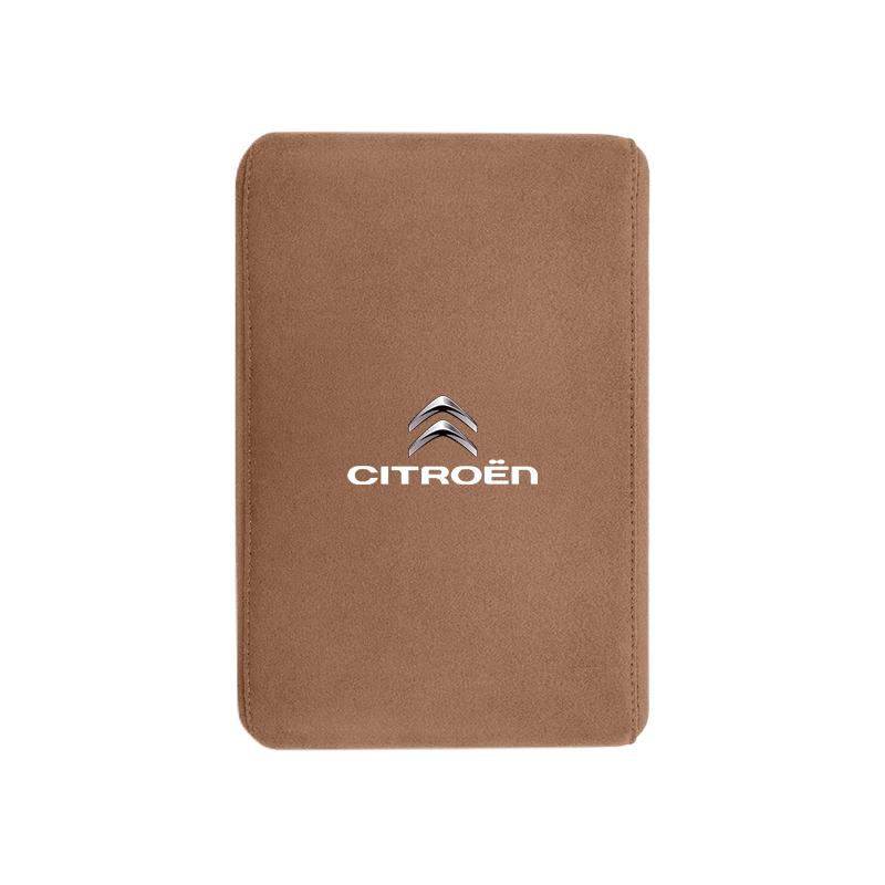 WSAU4 Car Armrest Box Heighten Pad Suede Arm Rest Cushion For Citroen C4 C3 C5 C5X e-C4 X e-C3 C-Elysee Berlingo C1 C6 C2 C-Crosser