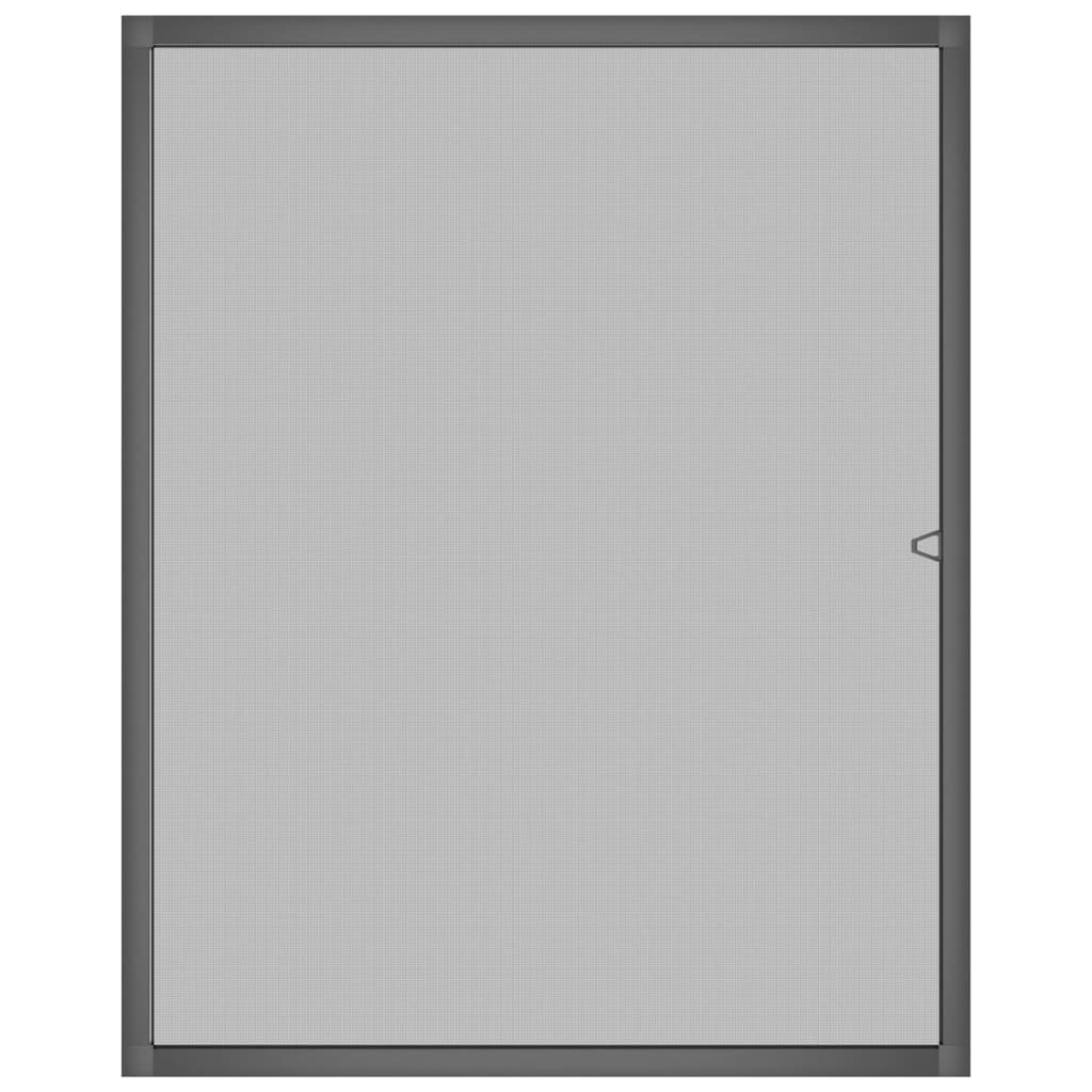 Window Insect Screen Anthracite Grey 80 x 100 cm