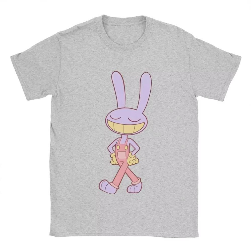 Jax The Amazing Digital Circus T Shirt for Men Funny T-Shirt O Neck Bunny Rabbit Tees Short Sleeve Clothing Graphic
