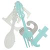 Wooden Eat Spoon Fork Sign Set for Kitchen Decor 1Set Assorted Color