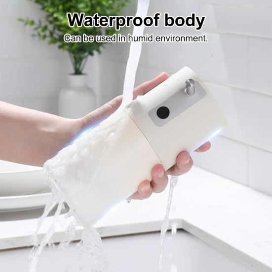 Автоматический сенсорный дозатор мыла с технологией водонепроницаемости IPX5, бесконтактный дозатор мыла с функцией вспенивания, работающий от аккумулятора