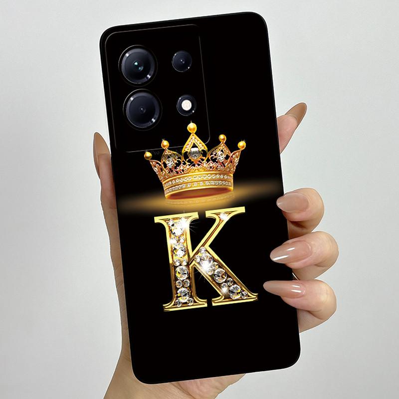 Для Infinix Note 30 4G 5G Note30 Pro VIP 30i Модный Чехол для Телефона с Инициалами для Пары Мягкий Силикон ТПУ Защитный Чехол для Камеры