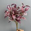 8 Heads Fake Plastic Plants Realistic Simulation Greenery Faux Plants  Birthday Decor