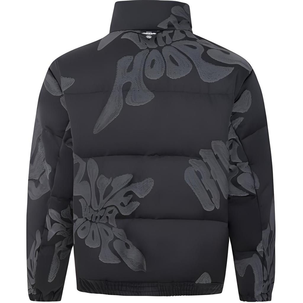 Li Ning Мужская пуховая куртка Badfive Черный жаккард AYMU071-4