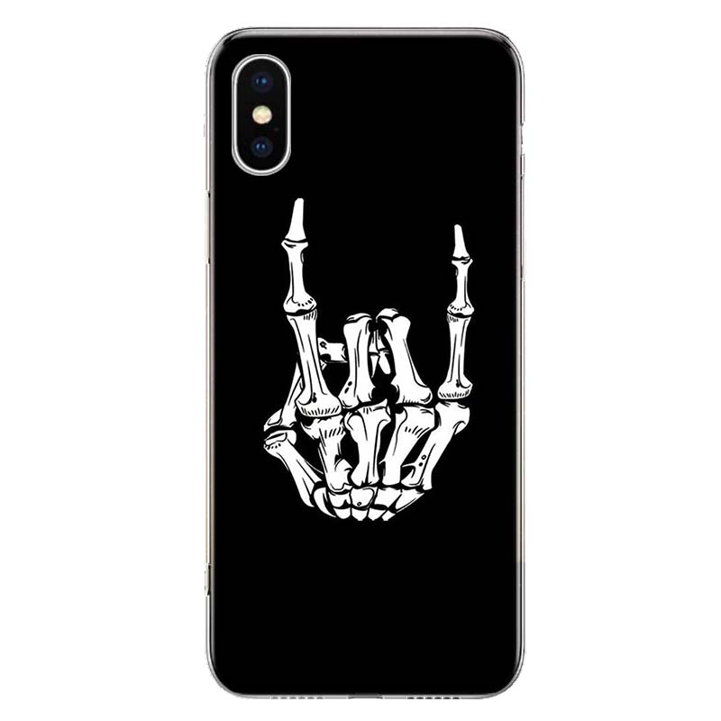 Чехол для телефона Spooky Skull Funny Dance Skeleton для Apple iPhone 11 12 13 15 Ultra 14 Pro 7 XR X XS Max 6S 8 Plus + Mini SE Print