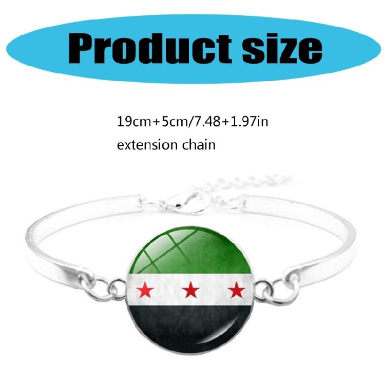 Отпразднуйте сирийское наследие этим удобным прочным плетеным браслетом для нарядов всех поколений