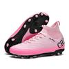 Новые мужские футбольные бутсы для улицы, спортивные, для мальчиков, с длинными шипами, тренировочные шипы, футбольные бутсы, взрослые, нескользящие, дышащие, для матчей, удобные