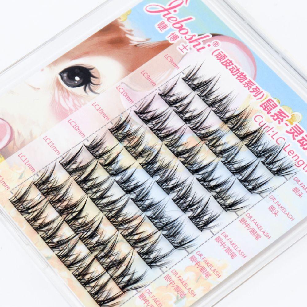 8 Rows Self-adhesive Lash Clusters Extension False Eyelash Clusters Grafting Lashes