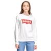 Graphic Standard Crew Hoodie, Womens White Sweatshirt