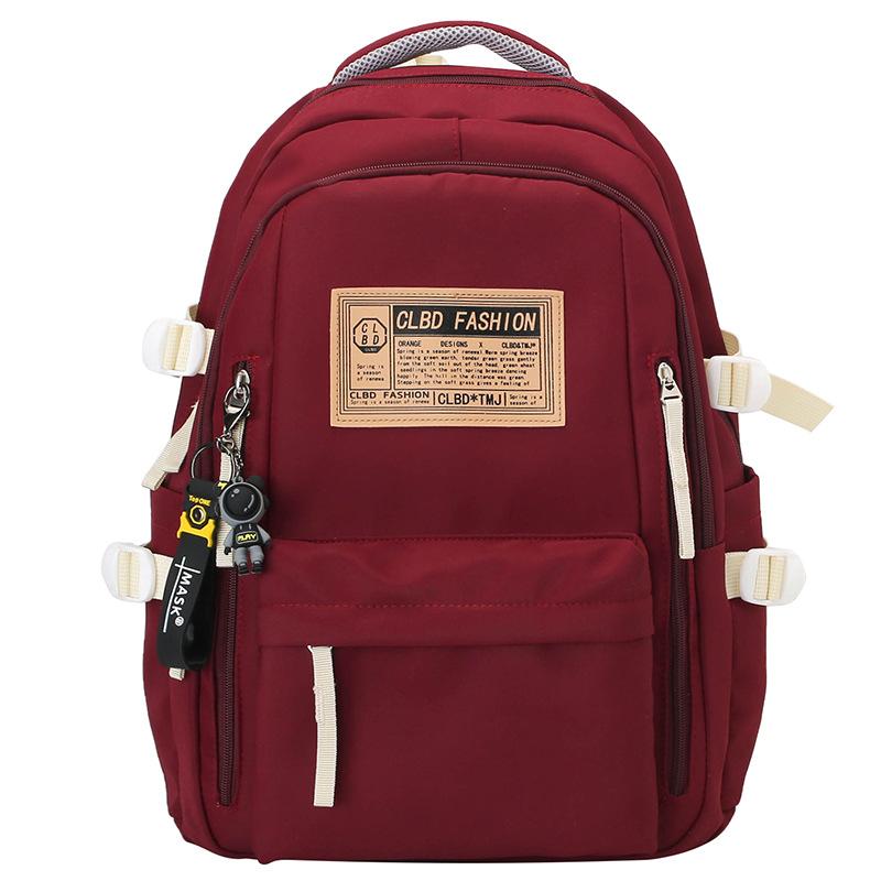 Ученики начальной школы Ученики средней школы Студенты колледжа Ученики старшей школы Мальчики Бордовый Рюкзак большой вместимости