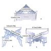 Нержавеющая сталь Спиртовая плитка Кронштейн для горелок Наружный Кемпинг Горелки Кронштейн Термостойкий Спиртовая плитка Стойка-поддержка
