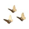 Трехмерные Настенные Крючки-Бабочки Золотые/Серебряные/Черные Вешалки для Полотенец Шляп