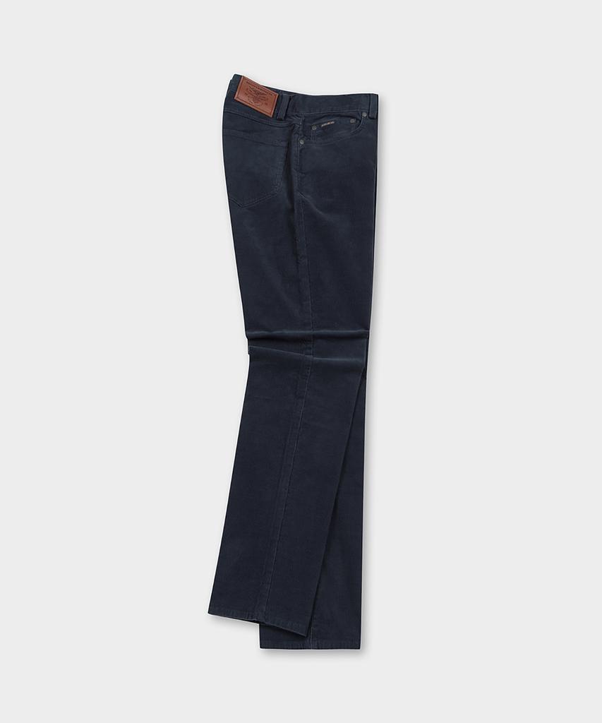 BROOKS BROTHERS Узкие вельветовые брюки с 5 карманами 15W (военно-морской флот) (Bbpcmm4531Qew)