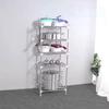 MIAOQIAO Stainless Steel Multi-Layer Storage Rack