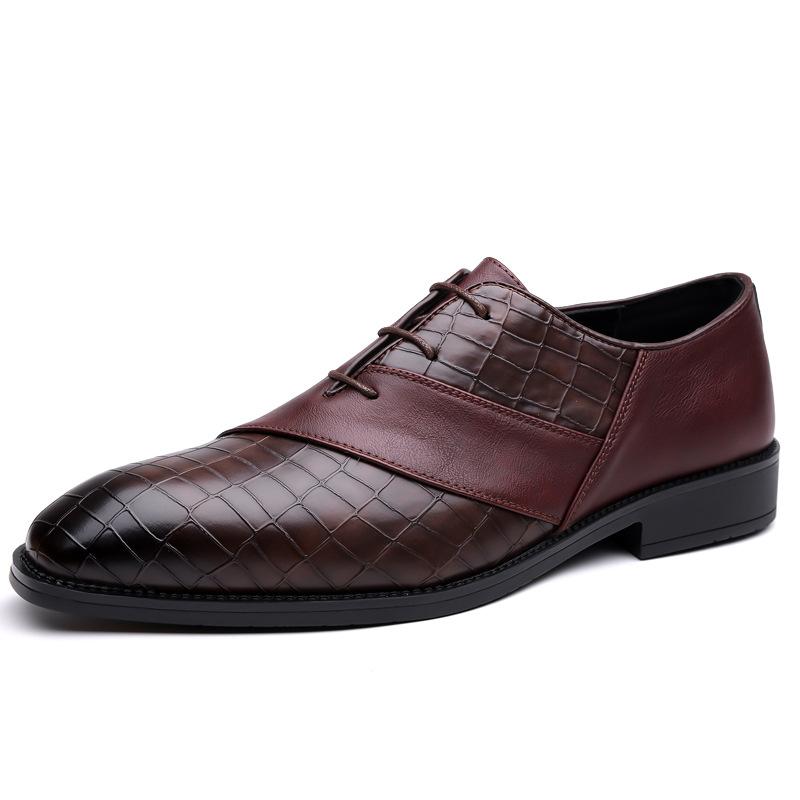 Модные туфли дерби из коровьей кожи большого размера для мужчин, дизайнерская повседневная мужская обувь на мягкой подошве на весну и осень, модные деловые мужские туфли