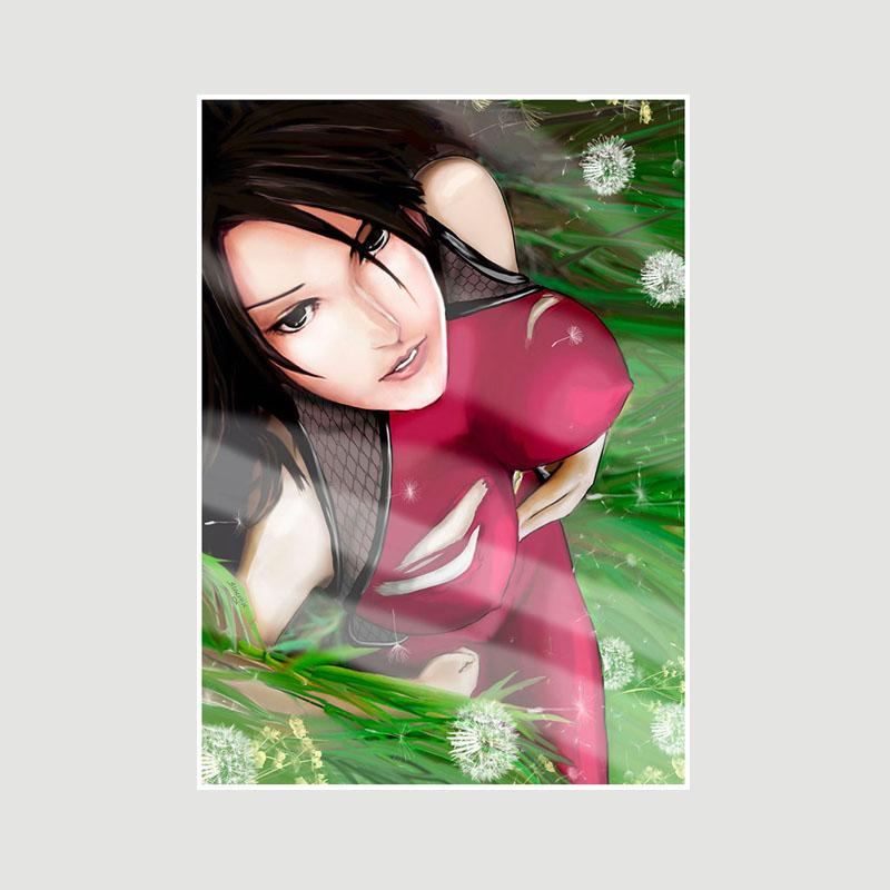 Домашний декор Картина Милая маленькая Лоли Аниме Девушка Плакат Милая Лолита Манга Фигурка Белые бумажные постеры и принты Бар Спальня Украшения Фреска