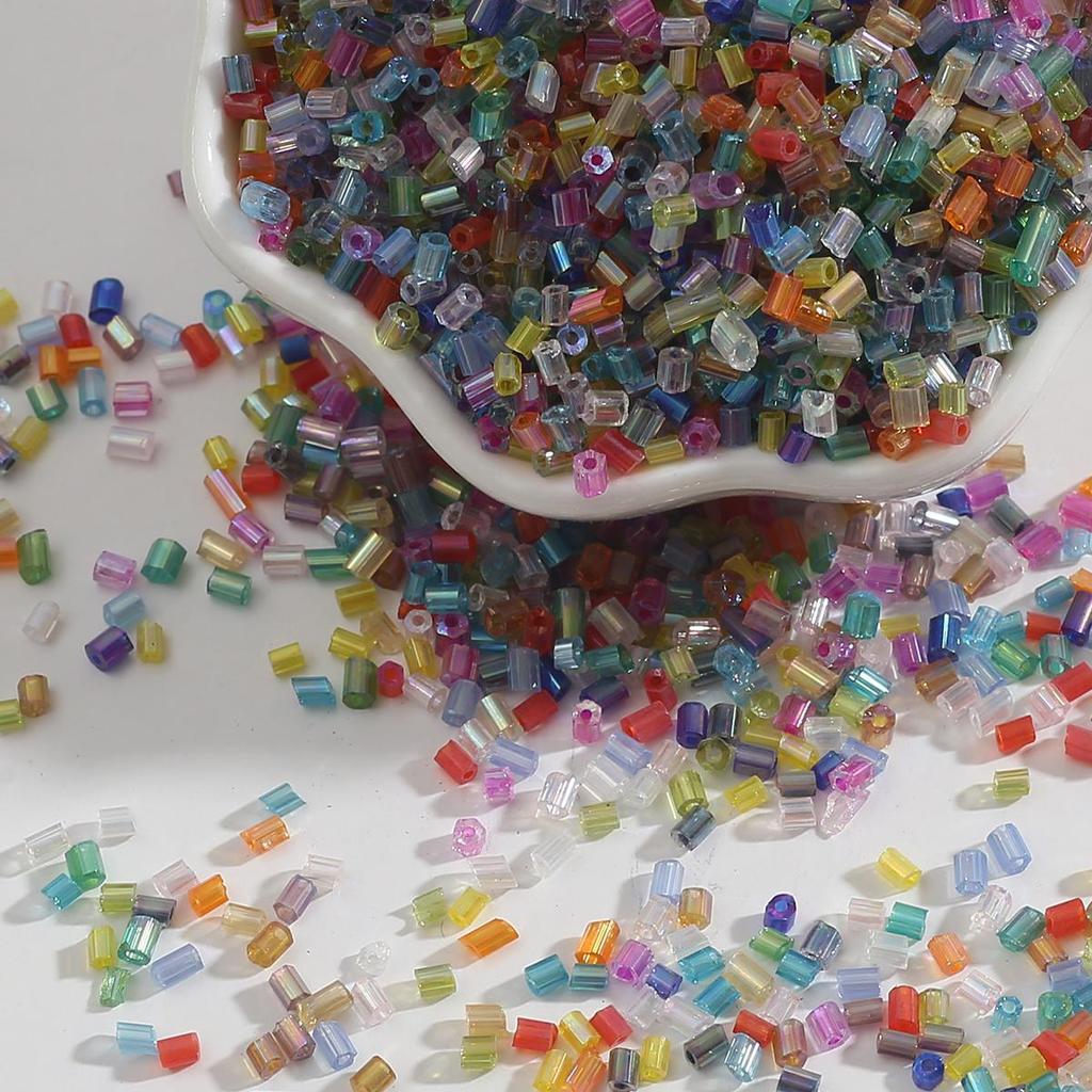 300/700 шт. Чешские цилиндрические стеклянные бисерные бусины-трубочки, европейский посевной бисер, свободные бусины для изготовления ювелирных изделий своими руками