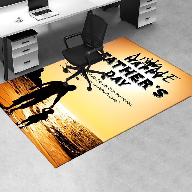 Father, Love, Ocean Office Carpet Soft Polyester Entrance Carpet Washable Non slip Machine Washable