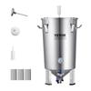 304 Stainless Steel Kettle, 30L Beer Brew Fermentor, Brew Bucket Fermentor for Brewing, Home Brewing Supplies with Base