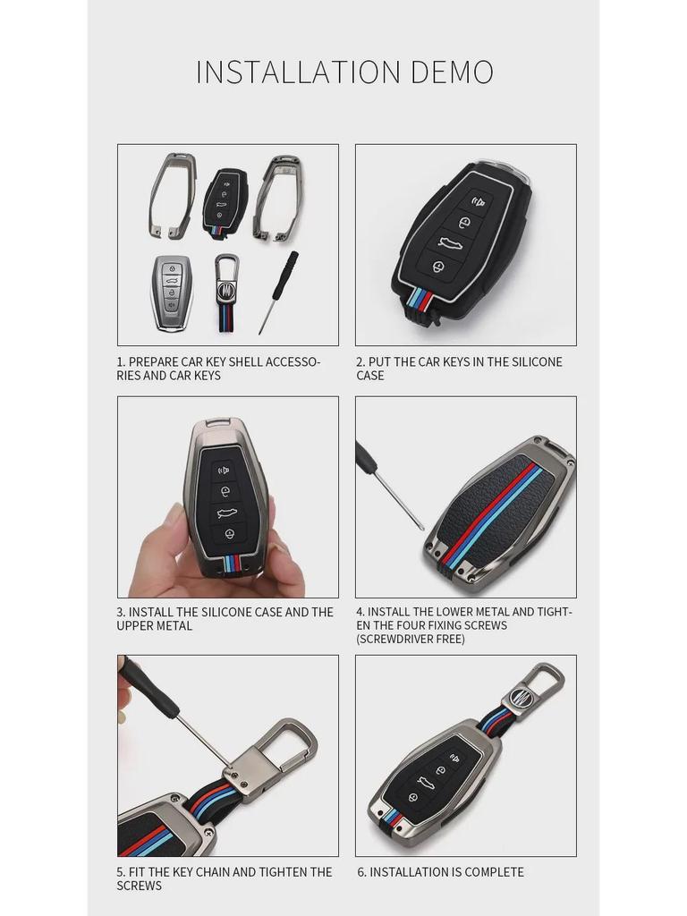 Key Cover for Geely Emgrand, GS, Xingyue L, Boyue, Xingrui, Icon, Binyue, Vision X6, Binrui