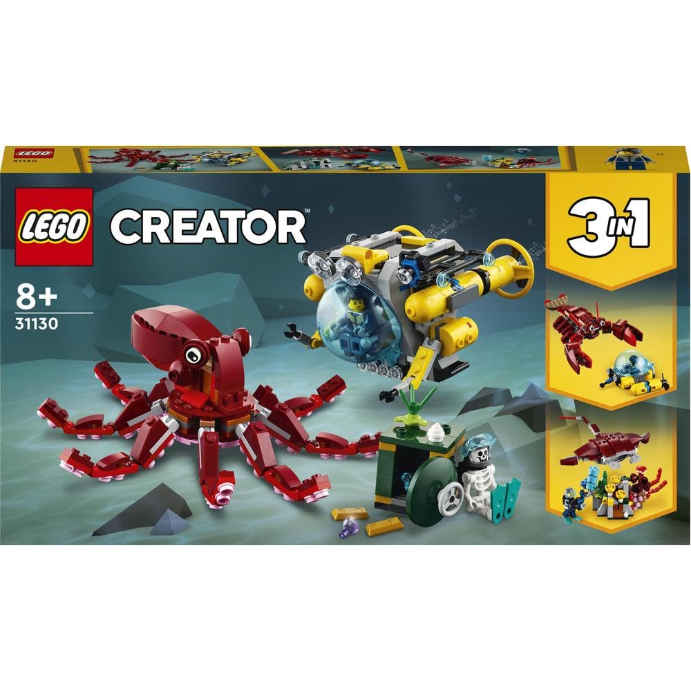 LEGO 31130 Миссия по поиску затонувших сокровищ - Новое.